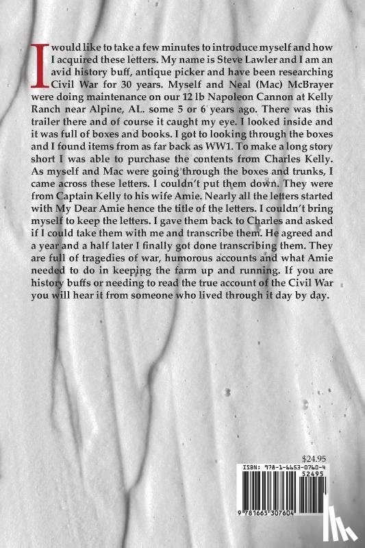 Lawler, Steve - My Dear Amie