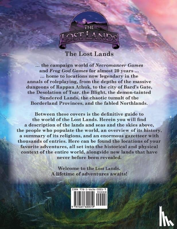 Webb, Bill, Greenberg, Mark, Frog God Games - The Lost Lands World Setting
