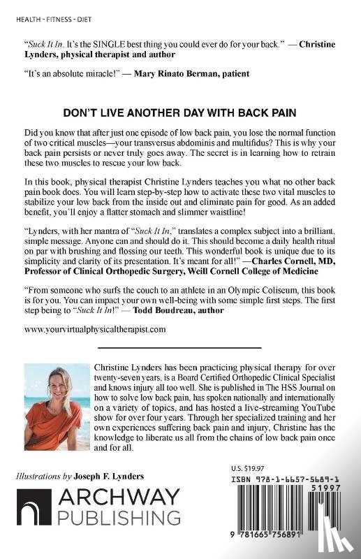 Lynders Pt Ocs Cafs Pces, Christine - The Proven Solution to Eliminate Low Back Pain Forever and.... Get a Flatter Stomach