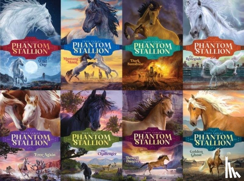 Farley, Terri - Phantom Stallion Untamed Collected Set: The Wild One; Mustang Moon; Dark Sunshine; The Renegade; Free Again; The Challenger; Desert Dancer; Golden Gho