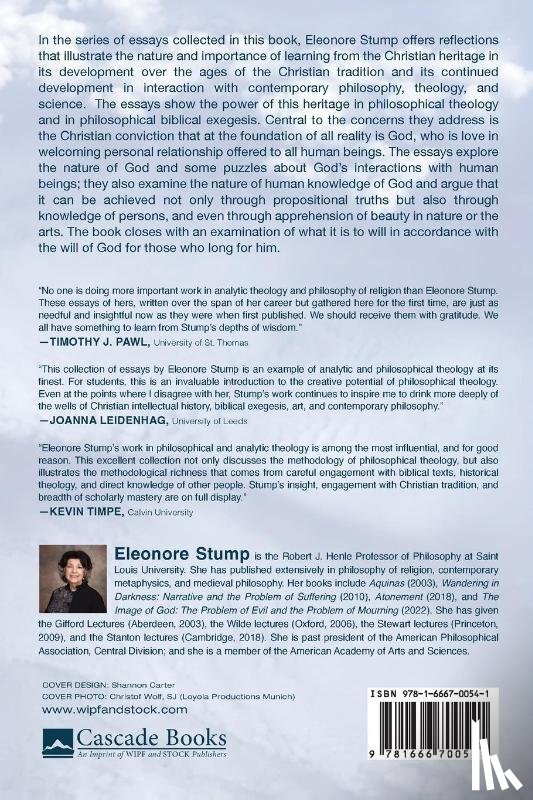 Stump, Eleonore - Philosophical Theology and the Knowledge of Persons