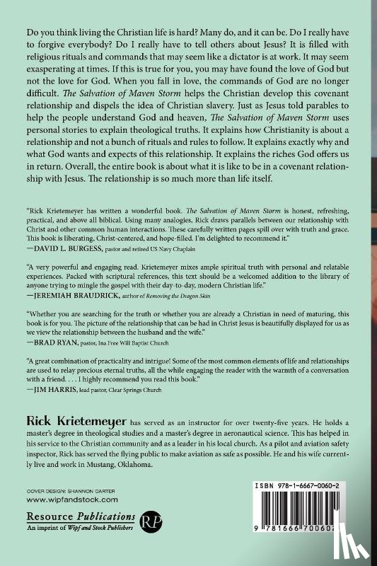 Krietemeyer, Rick - The Salvation of Maven Storm