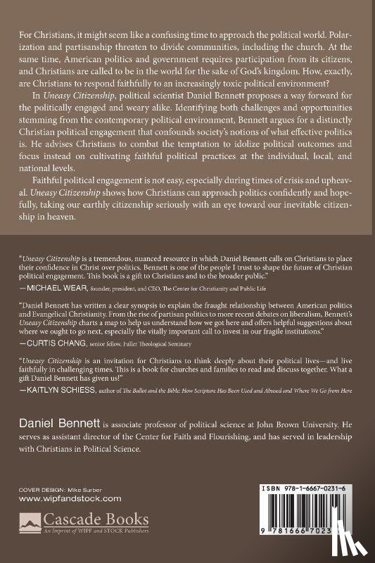 Bennett, Daniel - Uneasy Citizenship