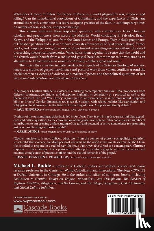  - Put Away Your Sword