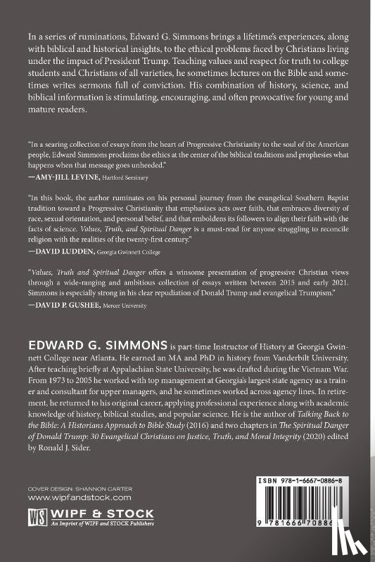 Simmons, Edward G - Values, Truth, and Spiritual Danger