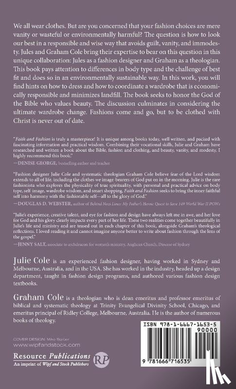 Cole, Julie, Cole, Graham - Faith and Fashion
