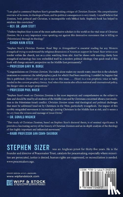 Sizer, Stephen - Christian Zionism