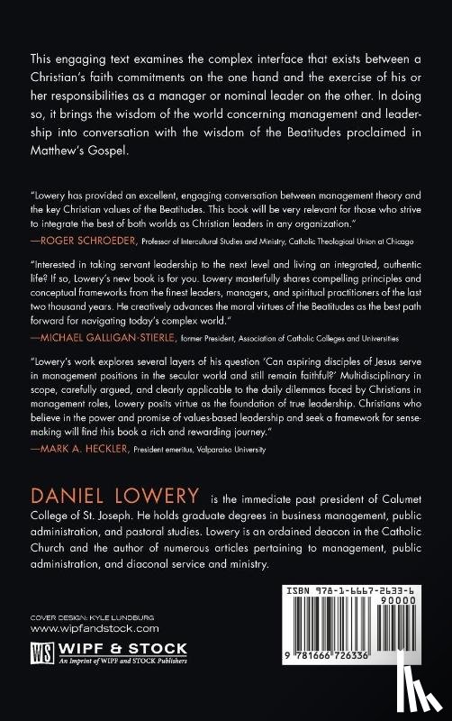 Lowery, Daniel - Leadership
