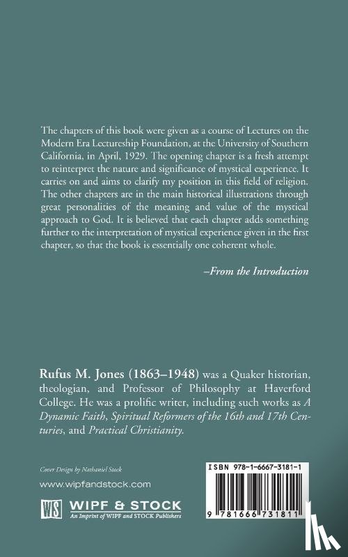 Jones, Rufus M - Some Exponents of Mystical Religion