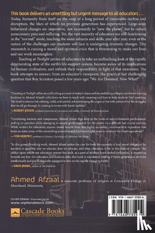 Afzaal, Ahmed - Teaching at Twilight