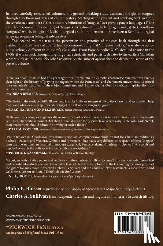 Blosser, Philip E., Sullivan, Charles A. - Speaking in Tongues