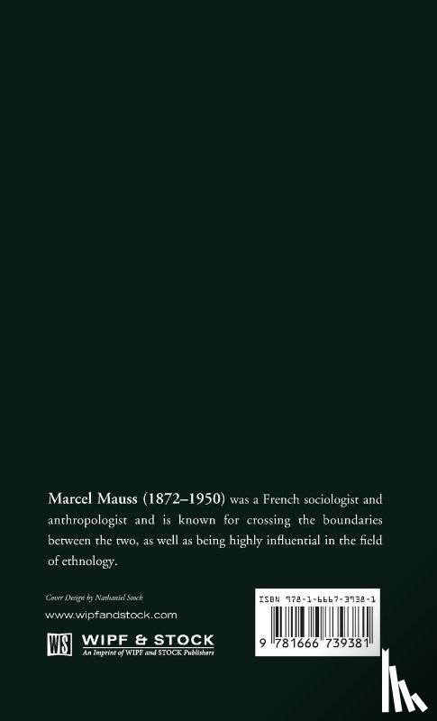 Mauss, Marcel, Evans-Pritchard, E E - The Gift