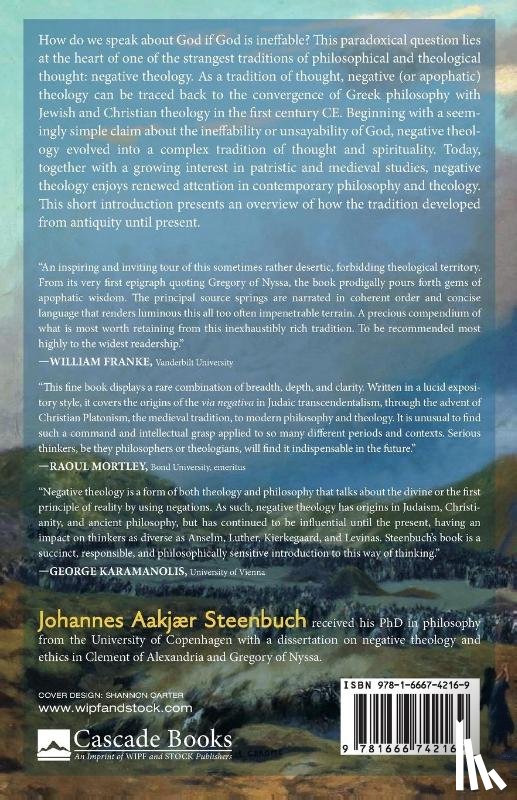 Steenbuch, Johannes Aakjaer - Negative Theology