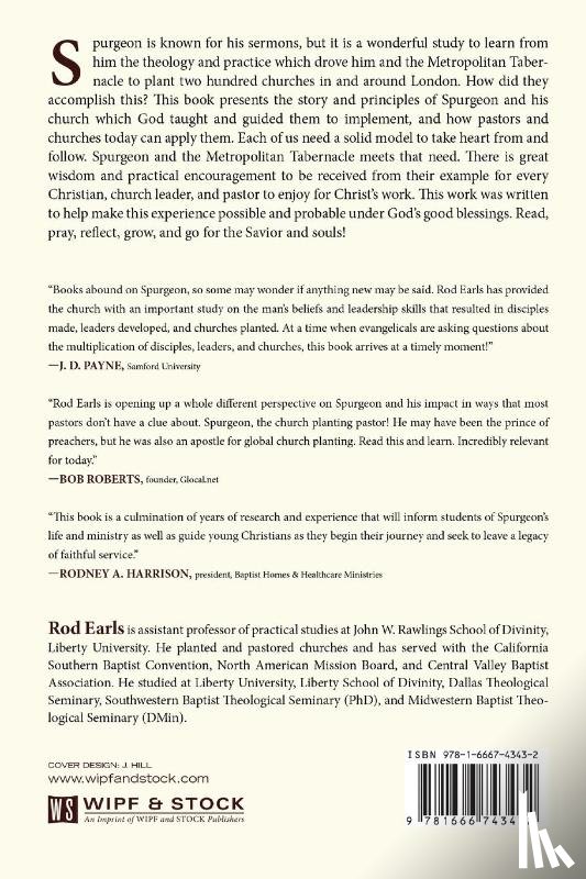 Earls, Rod - Spurgeon's Theology for Multiplying Disciples and Churches