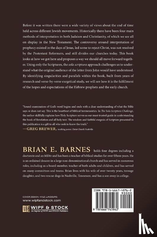 Barnes, Brian E. - The Sola Scriptura Challenge