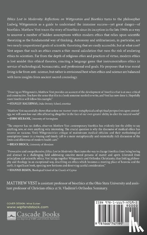 Vest, Matthew - Ethics Lost in Modernity