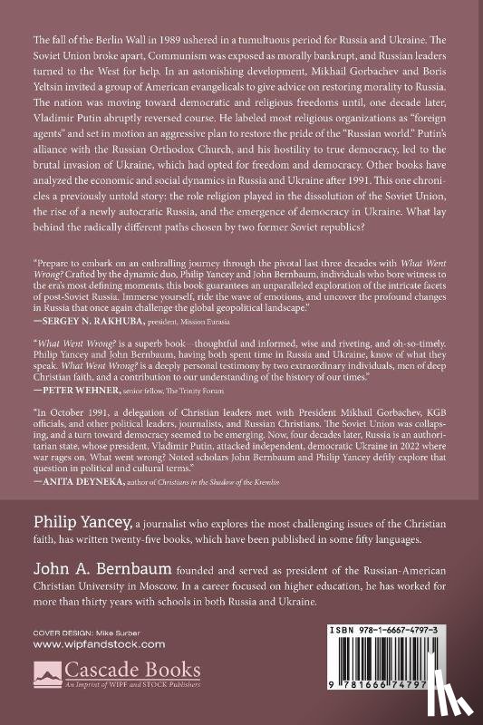 Yancey, Philip, Bernbaum, John A. - What Went Wrong?