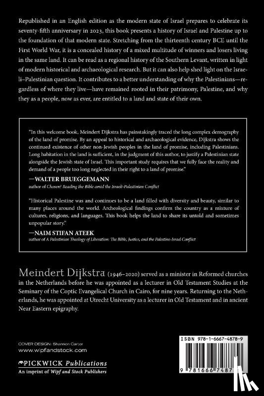 Dijkstra, Meindert - Palestine and Israel