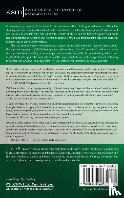 Bowman, Joshua - Cross-Cultural Missional Partnership