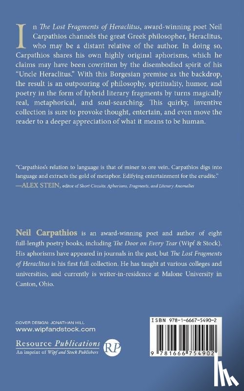 Carpathios, Neil - The Lost Fragments of Heraclitus