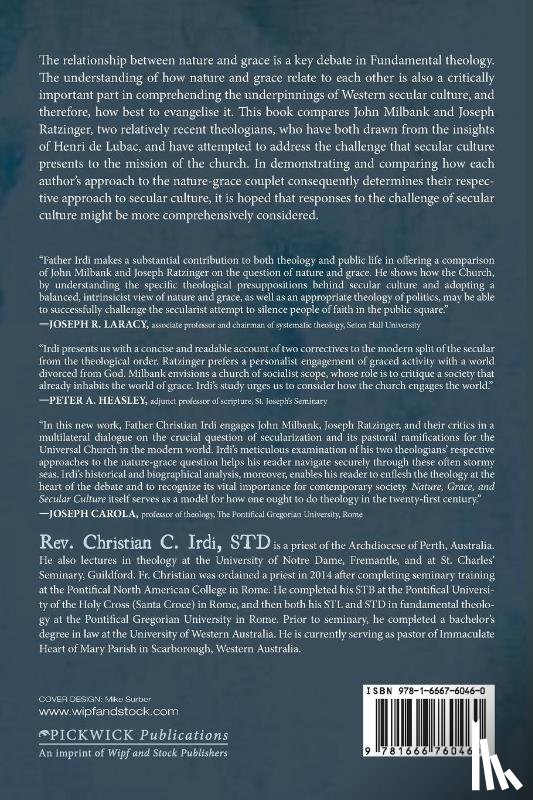 Irdi, Christian C. - Nature, Grace, and Secular Culture