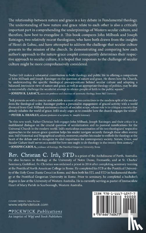Irdi, Christian C. - Nature, Grace, and Secular Culture