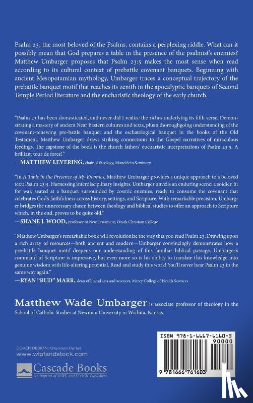 Umbarger, Matthew Wade - A Table in the Presence of My Enemies