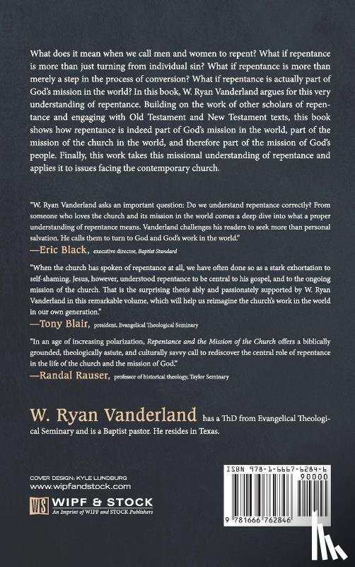 Vanderland, W. Ryan - Repentance and the Mission of the Church