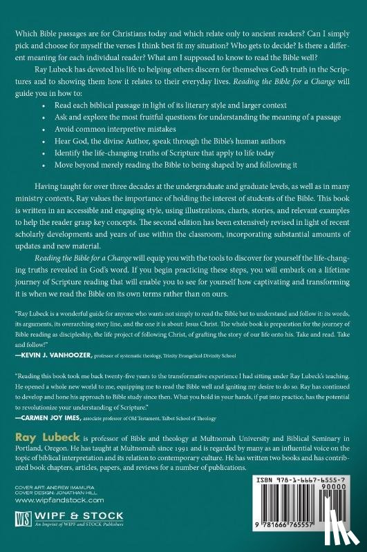 Lubeck, Ray - Reading the Bible for a Change, Second Edition