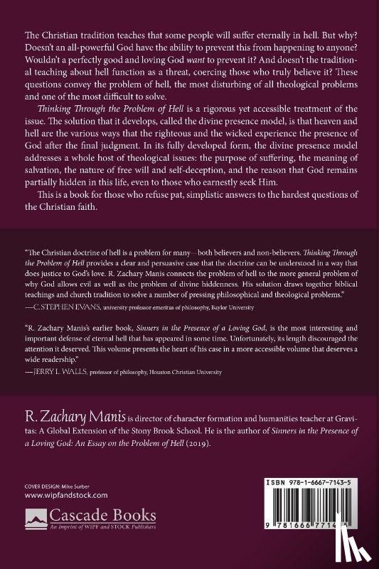 Manis, R. Zachary - Thinking Through the Problem of Hell
