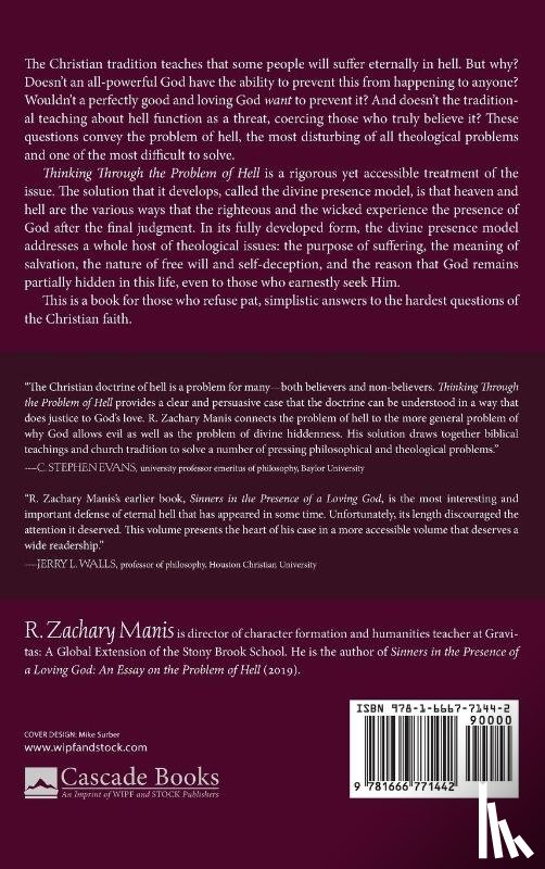 Manis, R. Zachary - Thinking Through the Problem of Hell