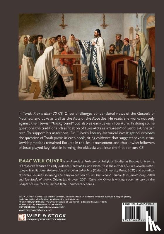 Oliver, Isaac Wilk - Torah Praxis after 70 CE