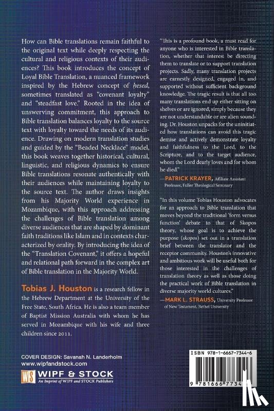 Houston, Tobias J. - Bible Translating as a Loyal Activity