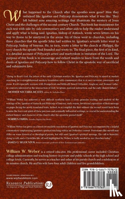Weber, William W. - Dying to Reach God