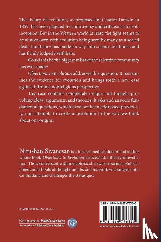 Sivanesan, Nirushan - Objections to Evolution