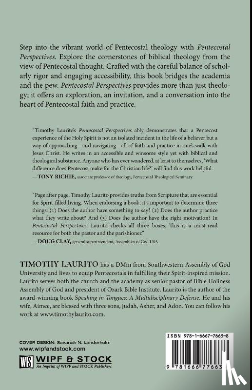 Laurito, Timothy - Pentecostal Perspectives