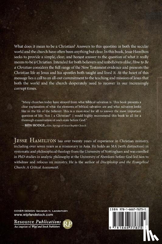 Hamilton, Jesse - How to Be a Christian