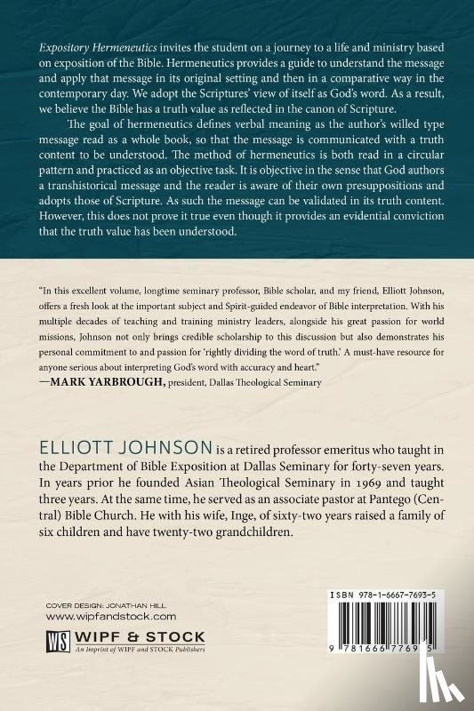 Johnson, Elliott - Expository Hermeneutics