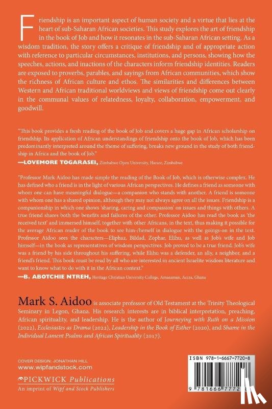 Aidoo, Mark S. - Friendship in the Book of Job
