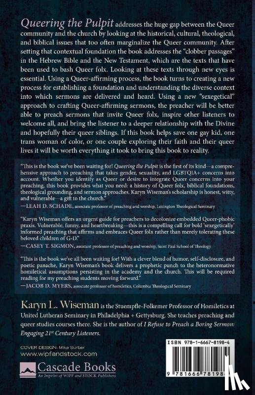 Wiseman, Karyn L. - Queering the Pulpit