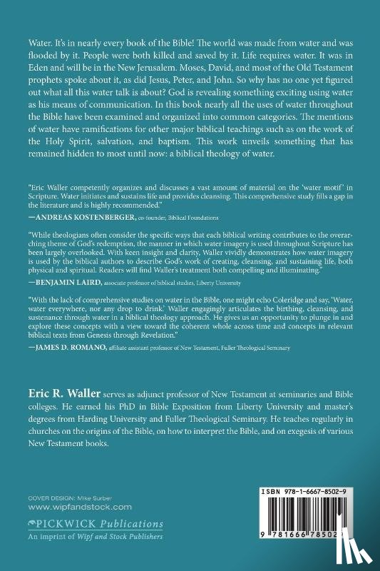 Waller, Eric R. - A Biblical Theology of Water