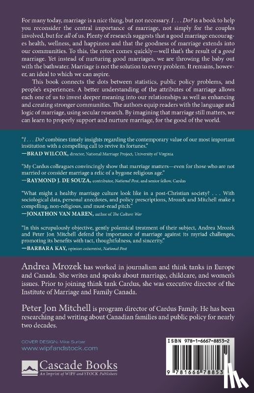 Mrozek, Andrea, Mitchell, Peter Jon - I . . . Do?