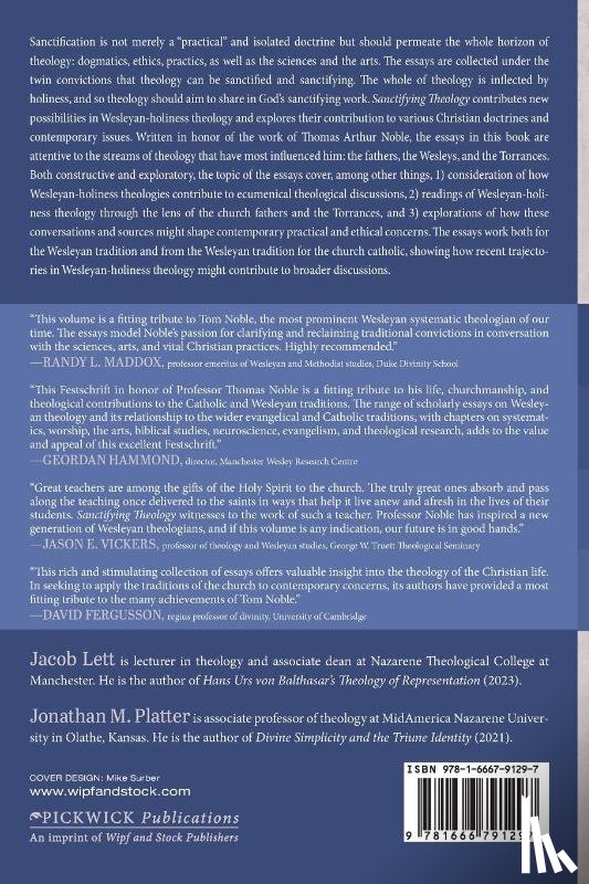  - Sanctifying Theology