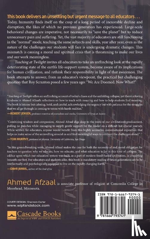 Afzaal, Ahmed - Teaching at Twilight