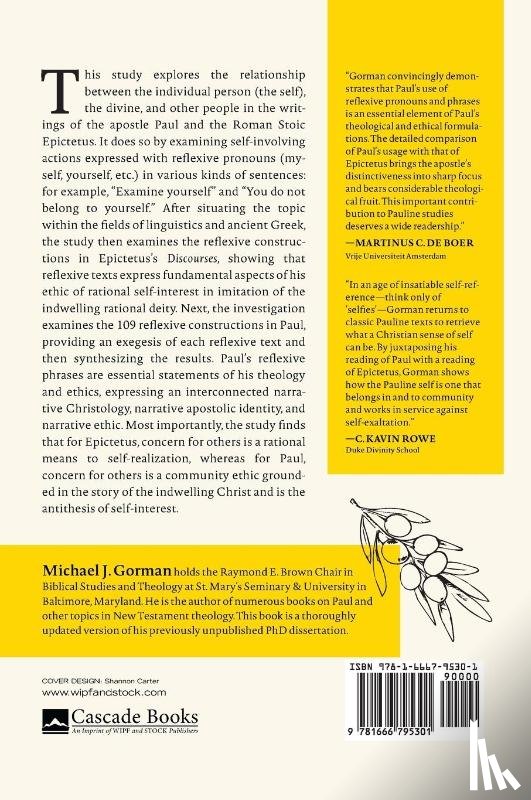 Gorman, Michael J. - The Self, the Lord, and the Other according to Paul and Epictetus