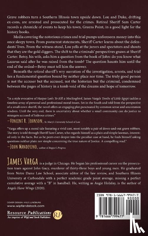 Varga, James - Tombs of Little Egypt