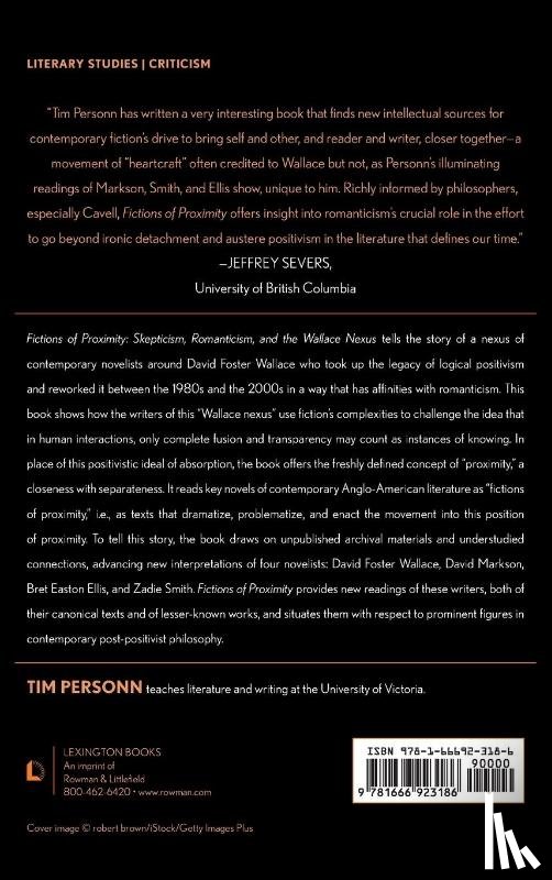 Personn, Tim - Fictions of Proximity