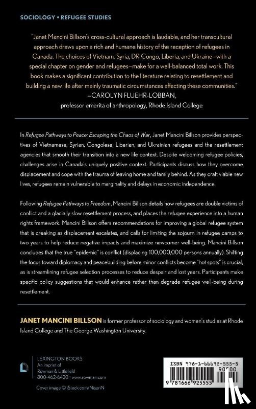 Billson, Janet Mancini - Refugee Pathways to Peace