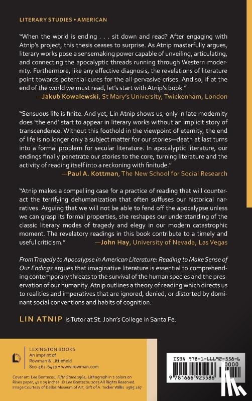 Atnip, Lin - From Tragedy to Apocalypse in American Literature