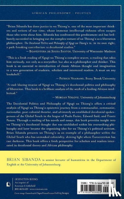 Sibanda, Brian - The Decolonial Politics and Philosophy of Ngugi wa Thiong’o